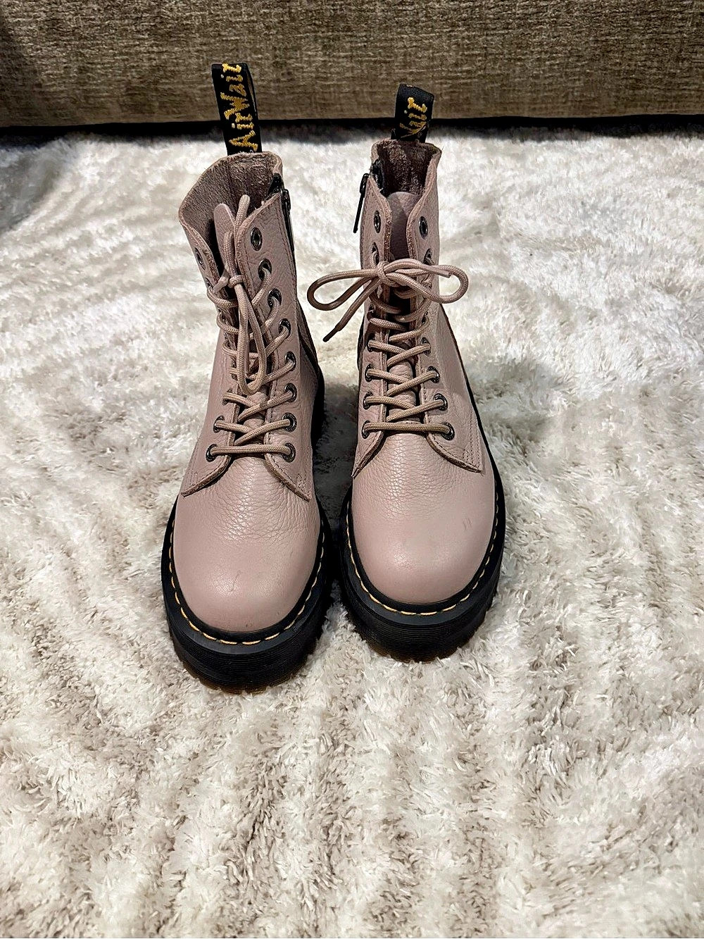 Dr. Martens JadonII Platform Boots US 8 Like New